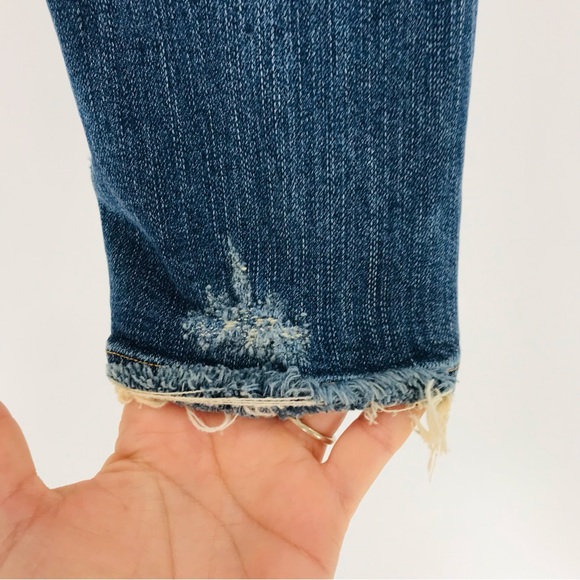 Agolde Sophie High Rise Distressed Skinny Jeans Size 27 - Picture 6 of 7